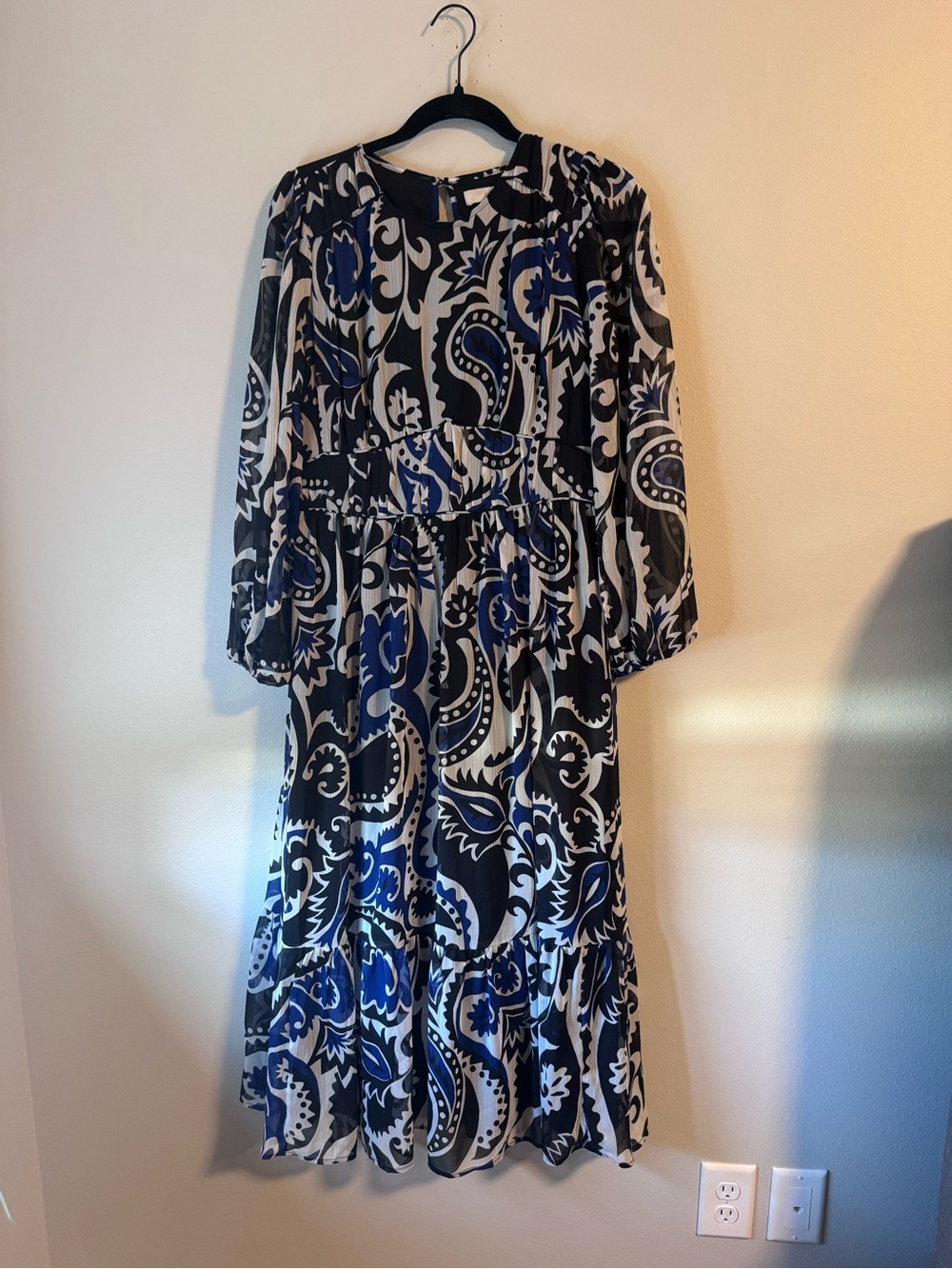 LOFT Paisley Maxi Dress